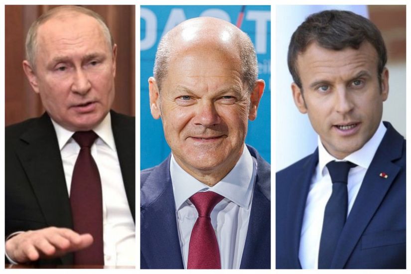 Putin Makron və Şoltsla Ukraynadakı vəziyyəti müzakirə etdi