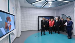 Azərbaycan və Türkiyə prezidentləri “ASAN xidmət” və “Bilim Bakı” mərkəzinin açılışında iştirak ediblər -       YENİLƏNDİ — foto 9