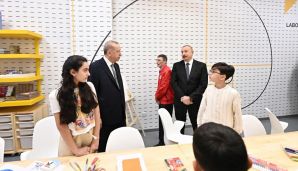 Azərbaycan və Türkiyə prezidentləri “ASAN xidmət” və “Bilim Bakı” mərkəzinin açılışında iştirak ediblər -       YENİLƏNDİ — foto 5
