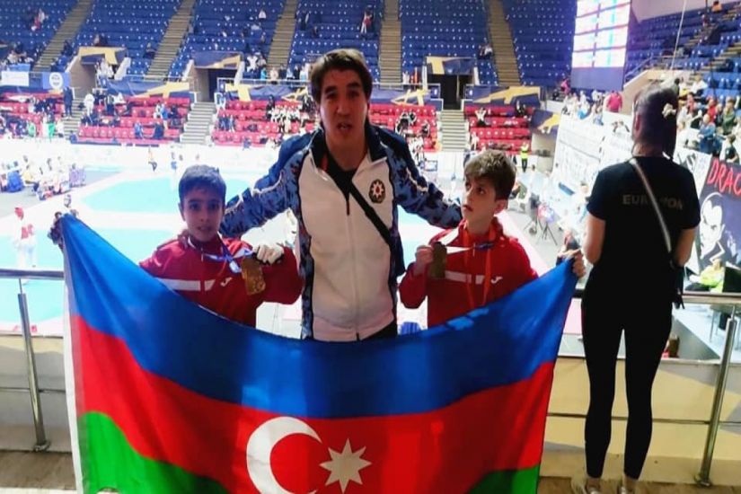 Azərbaycanın iki taekvondoçusu Avropa çempionu olub