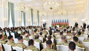Prezident Zəfər Günü münasibətilə Şuşada təşkil olunan tədbirdə iştirak etdi -     FOTO - YENİLƏNDİ — foto 12