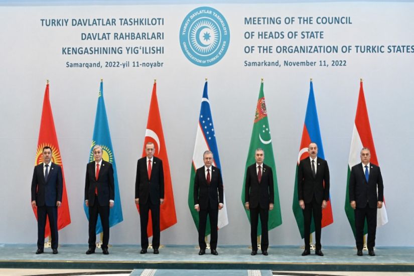 Səmərqənddə Türk Dövlətləri Təşkilatının liderlərinin şərəfinə rəsmi qəbul təşkil olundu