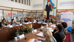 Gender yönümlü pedaqogika üzrə təhsil resurslarının tədris kurikulumlarına inteqrasiyası ilə bağlı yol xəritəsi hazırlandı -       FOTO — foto 8