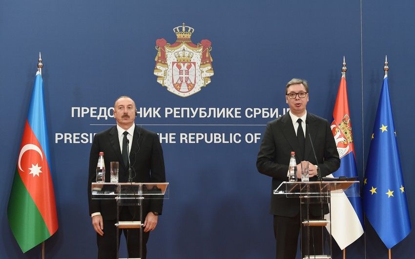 Azərbaycan və Serbiya prezidentlərinin müzakirə etdiyi məsələlər açıqlandı