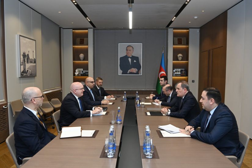 Ceyhun Bayramov ABŞ Dövlət Departamentinin Qafqaz danışıqları üzrə baş müşavirini qəbul etdi