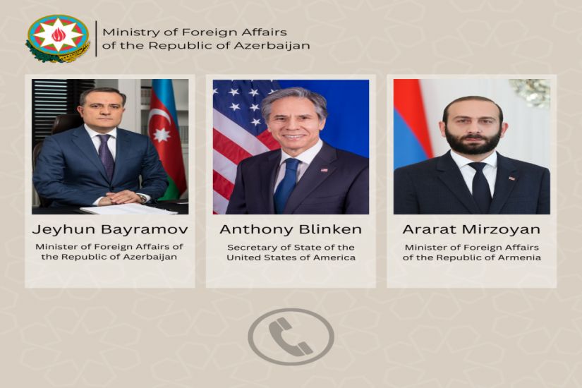 Ceyhun Bayramov, Blinken və Mirzoyan arasında telefon danışığı olub