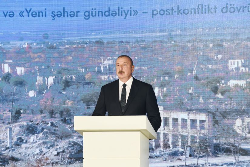 İlham Əliyev Ağdamda Milli Şəhərsalma Forumunda çıxış etdi -   YENİLƏNDİ