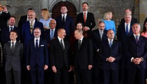 Əliyev, Ərdoğan və Paşinyan arasında qeyri-formal görüş oldu -     FOTOLAR — foto 1