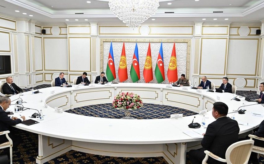 Bişkekdə Azərbaycanla Qırğızıstan arasında Birinci Dövlətlərarası Şuranın məhdud tərkibdə iclası keçirildi