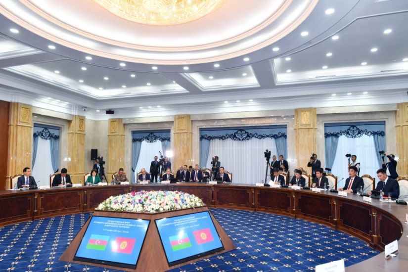 Bişkekdə Azərbaycanla Qırğızıstan arasında Birinci Dövlətlərarası Şuranın geniş tərkibdə iclası oldu -   YENİLƏNDİ