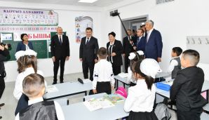 Bişkekdə Nizami Gəncəvi adına məktəbin açılış mərasimi keçirildi -       YENİLƏNDİ — foto 7