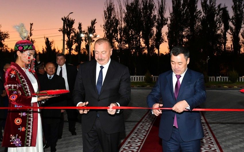 Bişkekdə Qırğızıstan-Azərbaycan Dostluq Parkı açıldı -   YENİLƏNDİ