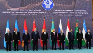 Prezident İlham Əliyev MDB Dövlət Başçıları Şurasının iclasında çıxış etdi -   YENİLƏNDİ - 3 — foto 2