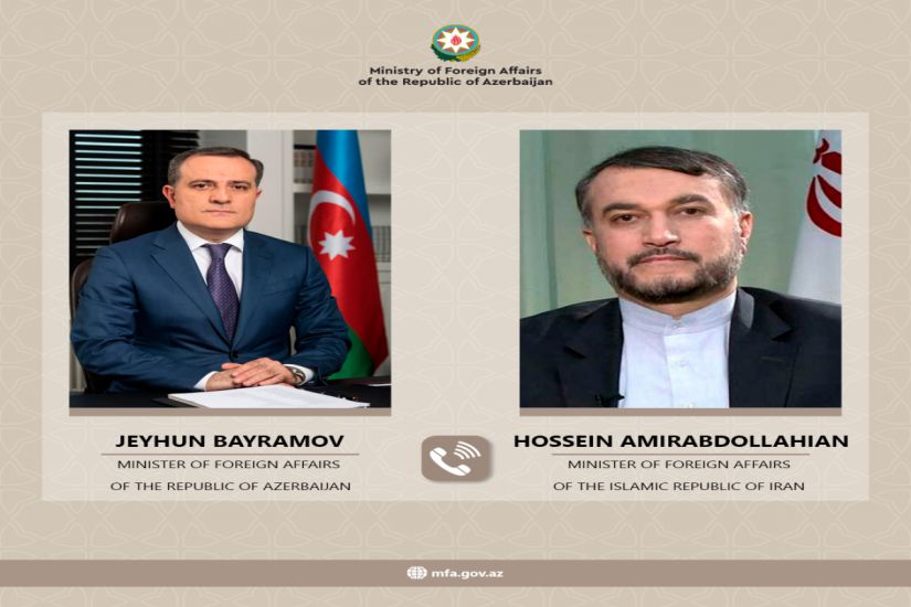 Azərbaycan və İran XİN rəhbərləri telefonla danışdı