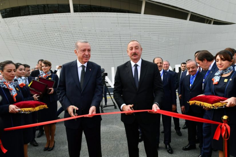 Azərbaycan və Türkiyə prezidentləri Zəngilan aeroportunun açılışında iştirak etdi -   YENİLƏNDİ