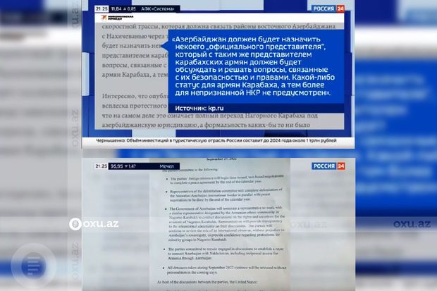 Rusiyanın daha bir dövlət telekanalında Azərbaycana qarşı təxribat -     VİDEO