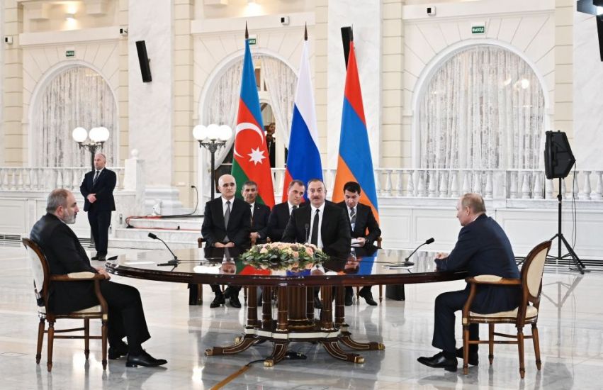 Soçidə Azərbaycan, Rusiya və Ermənistan liderlərinin üçtərəfli görüşü keçirildi -     YENİLƏNDİ - 2