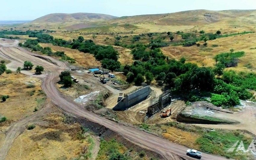 Füzuli rayonunun Pirəhmədli kəndinin təməli qoyulub