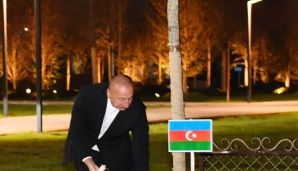 Şanxay Əməkdaşlıq Təşkilatına üzv ölkələrin Sammitində iştirak edən dövlət başçıları ağac əkiblər — foto 1