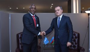 Ceyhun Bayramov Monqolustan, Suriya və Somalinin XİN başçıları ilə görüşdü — foto 1