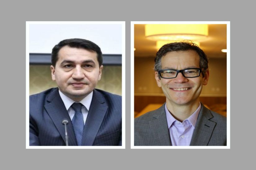 Hikmət Hacıyev ABŞ Müdafiə nazirinin müavini ilə təhlükəsizlik məsələlərini müzakirə etdi