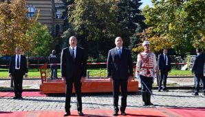 Prezident İlham Əliyevin Sofiyada rəsmi qarşılanma mərasimi olub — foto 1