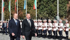 Prezident İlham Əliyevin Sofiyada rəsmi qarşılanma mərasimi olub — foto 9