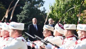Prezident İlham Əliyevin Sofiyada rəsmi qarşılanma mərasimi olub — foto 3
