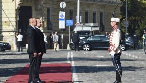 Prezident İlham Əliyevin Sofiyada rəsmi qarşılanma mərasimi olub — foto 4