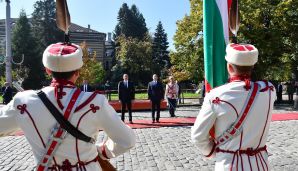 Prezident İlham Əliyevin Sofiyada rəsmi qarşılanma mərasimi olub — foto 7