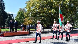 Prezident İlham Əliyevin Sofiyada rəsmi qarşılanma mərasimi olub — foto 8