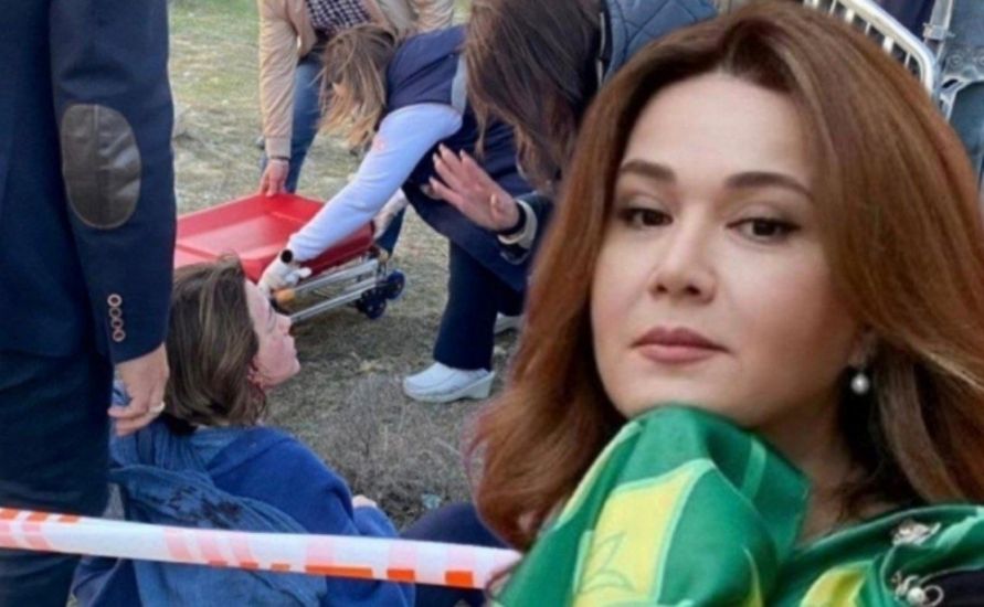 Mehriban Zəkinin qəzadan sonra ilk       FOTOSU