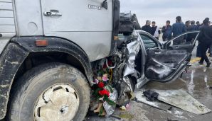 Salyanda ağır qəza:       3 ölü, 3 yaralı - FOTO — foto 2