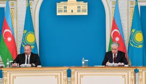 Azərbaycan-Qazaxıstan sənədləri imzalandı -       YENİLƏNDİ — foto 8