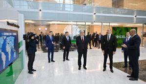 Azərbaycan və Qazaxıstan prezidentləri Astana Beynəlxalq Maliyyə Mərkəzində olublar -   YENİLƏNDİ — foto 4