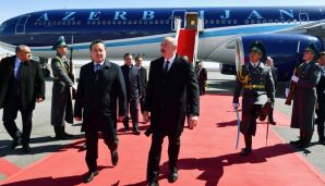 Azərbaycan Prezidenti İlham Əliyev Qazaxıstana rəsmi səfərə gedib — foto 3