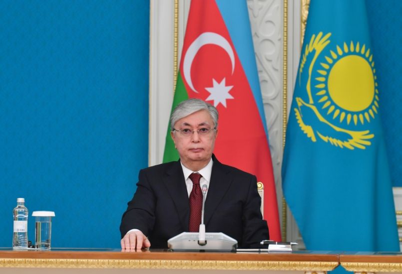 Qazaxıstan Prezidentinin Azərbaycana səfəri başa çatıb