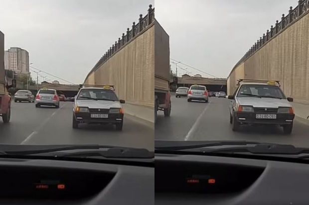Daha bir sürücü avtomobili geriyə idarə etdi - DYP-dən reaksiya -         VİDEO
