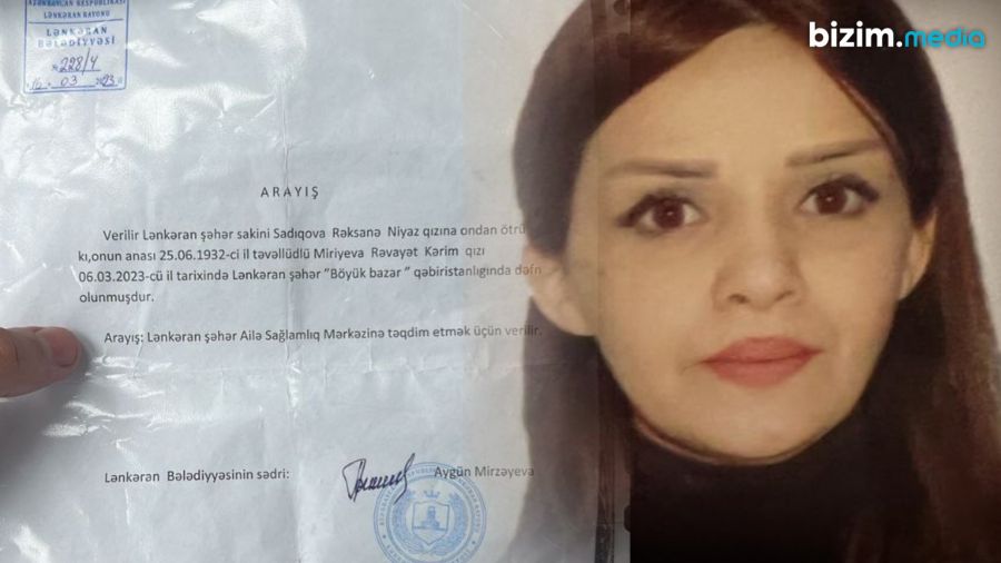 Lənkəran bələdiyyə sədrinin adı CİNAYƏTDƏ -     İki il əvvəl ölən şəxsin təqaüdünü necə MƏNİMSƏYİB? – FOTOFAKT