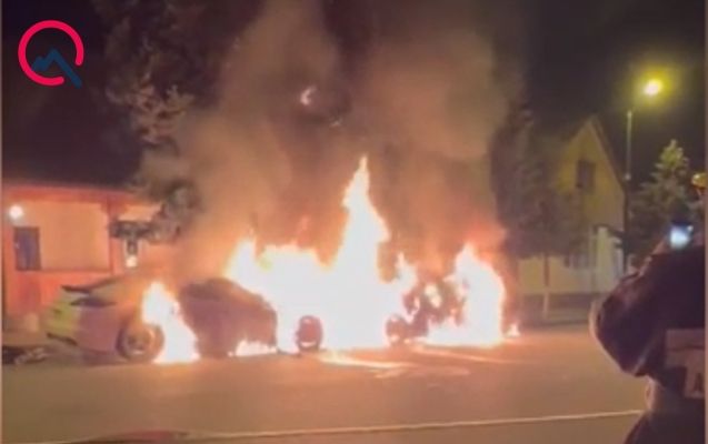 BMW və “Porsche”ni atasının adına olan küçədə yandırıbmış -     VİDEO