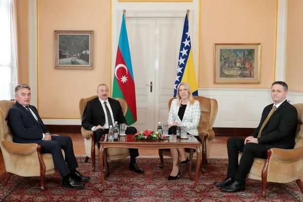 Prezidentin Bosniya və Herseqovina Rəyasət Heyətinin Sədri ilə görüşü olub -   YENİLƏNİB