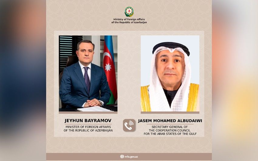 Ceyhun Bayramov Körfəz Əməkdaşlıq Şurasının Baş katibi ilə telefonla danışdı