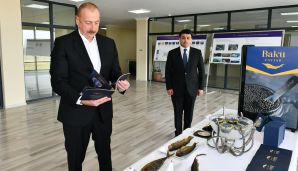 İlham Əliyev və Mehriban Əliyeva Neftçalada Nərə Damazlıq Təsərrüfatında yaradılan şəraitlə tanış oldular -     YENİLƏNDİ — foto 2