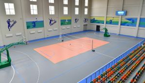 İlham Əliyev və Mehriban Əliyeva Neftçala Olimpiya İdman Kompleksinin açılışında iştirak ediblər -     YENİLƏNDİ — foto 12