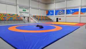 İlham Əliyev və Mehriban Əliyeva Neftçala Olimpiya İdman Kompleksinin açılışında iştirak ediblər -     YENİLƏNDİ — foto 6