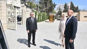 Prezident və birinci xanım “Cümə” məscidinin açılışında iştirak etdilər -   YENİLƏNDİ - FOTOLAR — foto 13