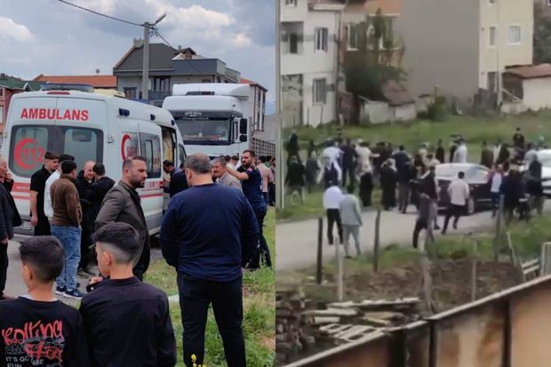 Türkiyədə bir-birini Ramazan bayramı münasibəti ilə təbrik edən şəxslər arasında kütləvi dava düşdü -     VİDEO