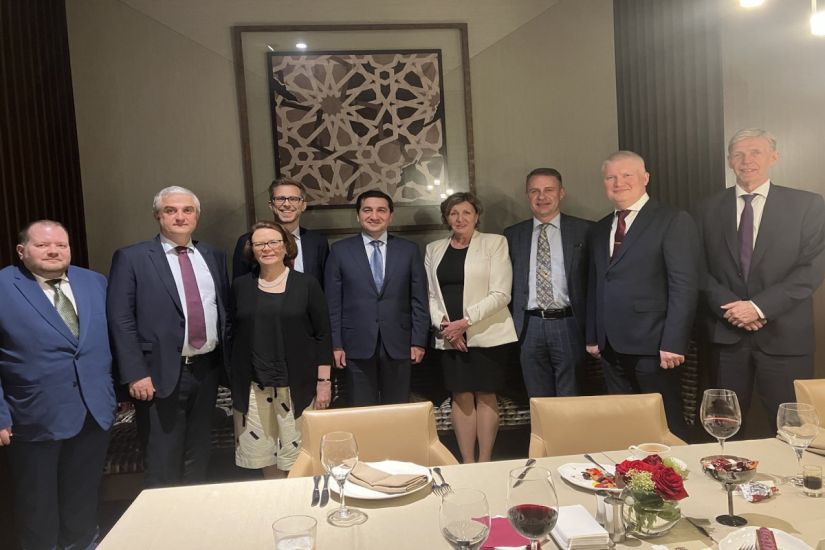 Hikmət Hacıyev Skandinaviya və Baltikyanı ölkələrin səfirləri ilə görüşdü