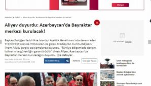 Prezident İlham Əliyevin “TEKNOFEST”dəki çıxışı Türkiyə mediasının diqqət mərkəzində olub — foto 6