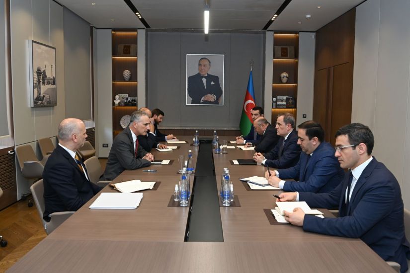 Ceyhun Bayramov ABŞ Dövlət Departamentinin Qafqaz danışıqları üzrə baş müşavirini qəbul etdi